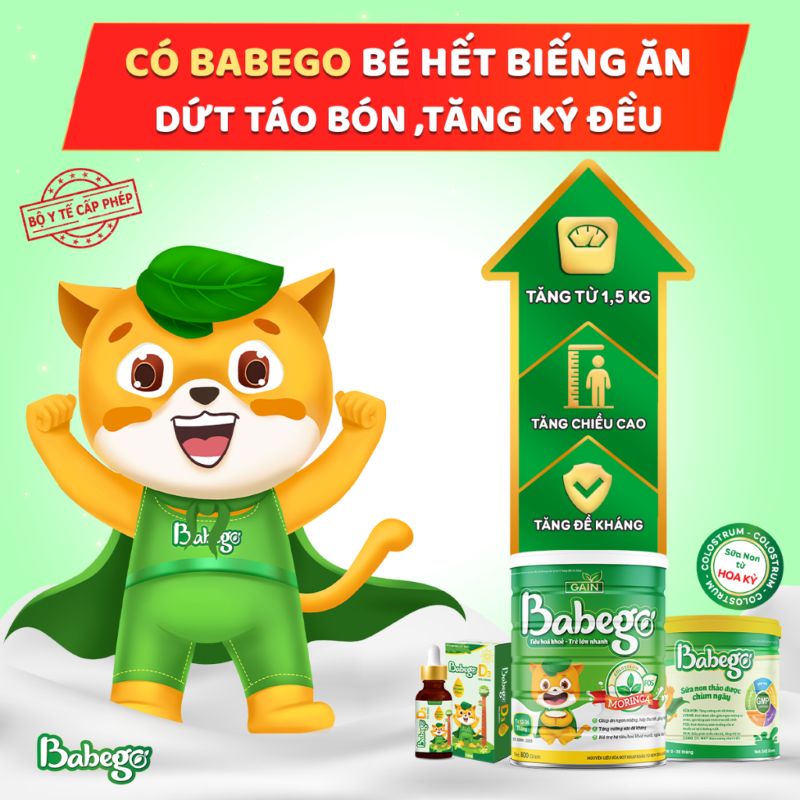 Công dụng của sữa Babego