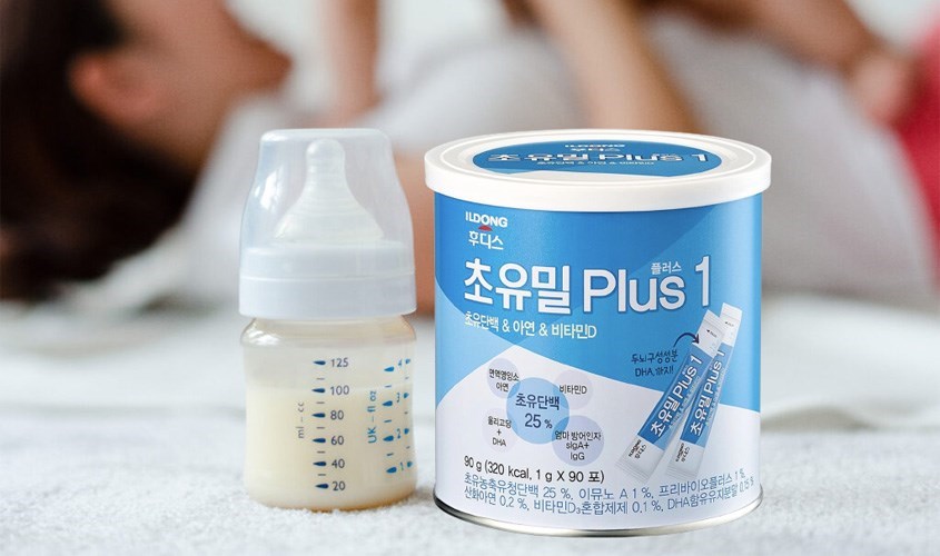 Lưu ý khi cho trẻ uống sữa non Ildong