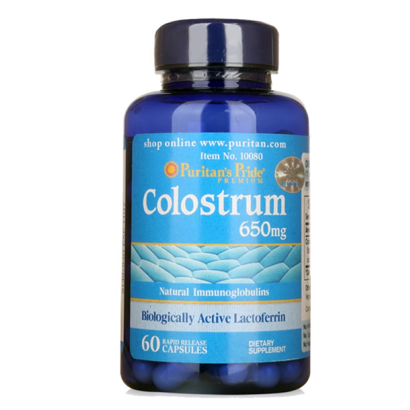 Sữa Non Puritan’s Pride Colostrum 650mg – Mỹ